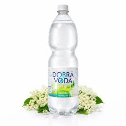 Dobrá voda Neperlivá s příchutí bezinka 1,5l